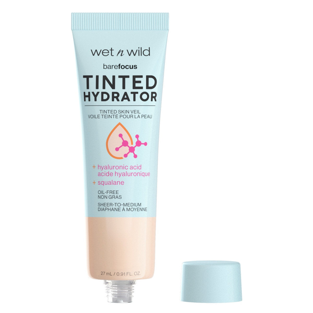 Bare Focus Tinted Hydrator Tinted Skin Veil | Light Medium - Image 3