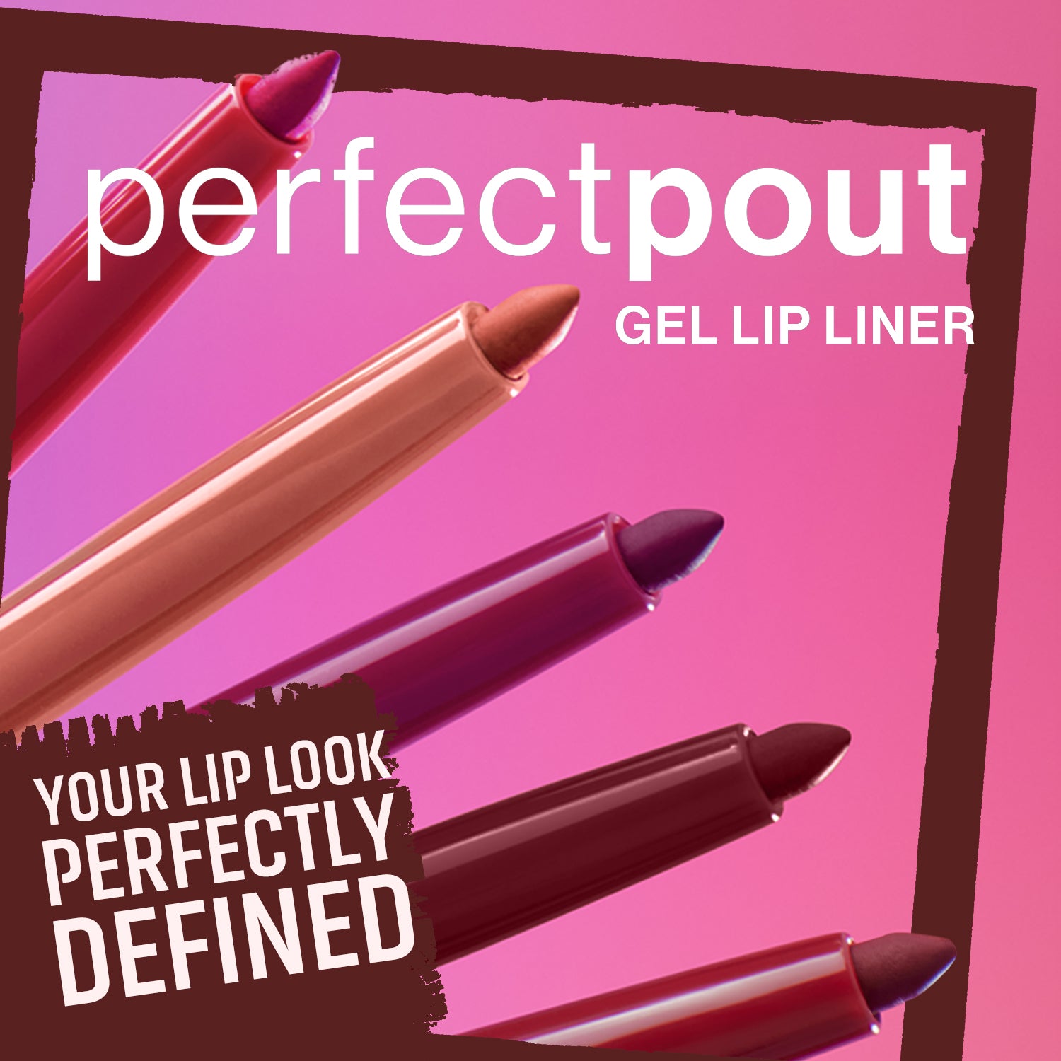 Perfect Pout Gel Lip Liner | Gone Burgundy - Image 3