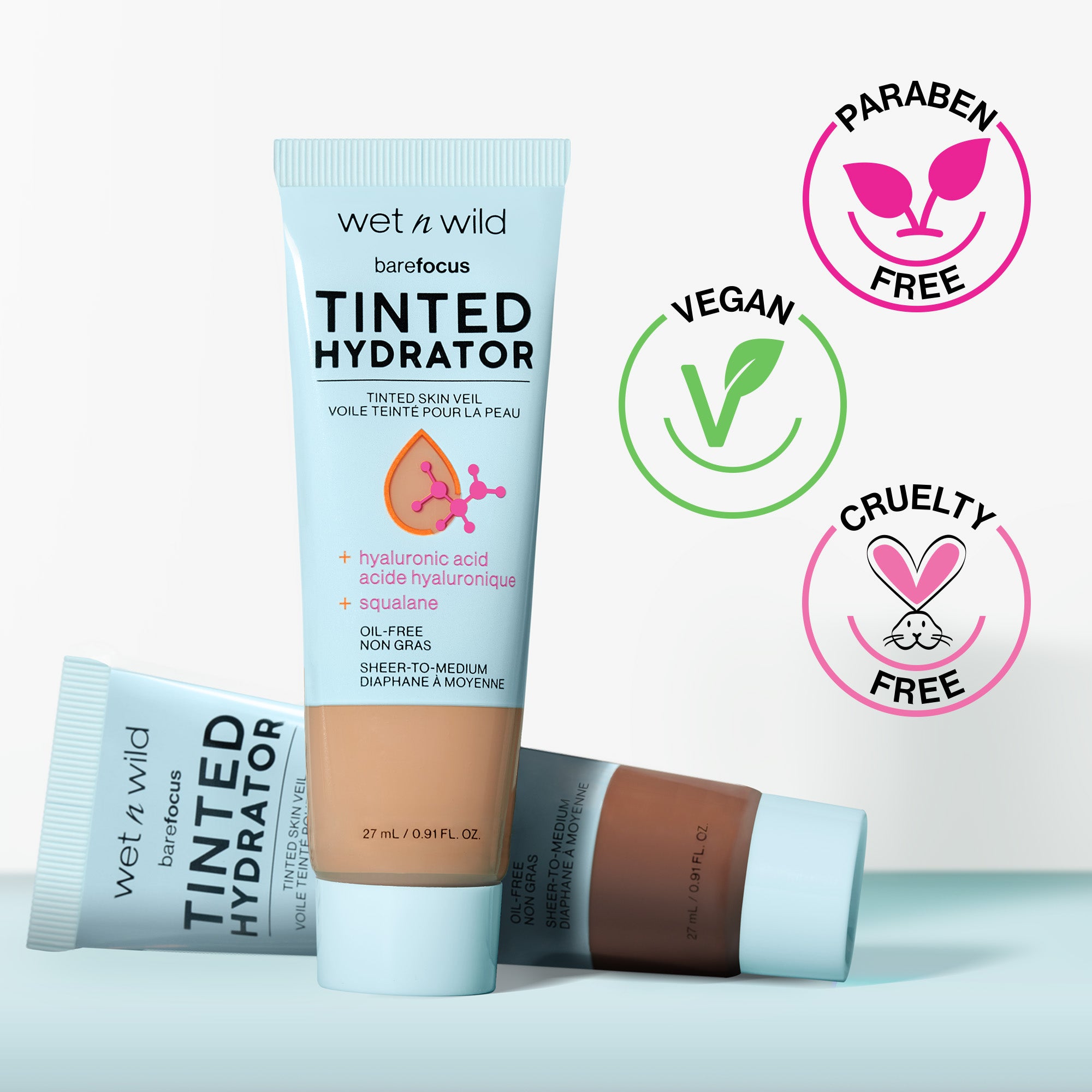 Bare Focus Tinted Hydrator Tinted Skin Veil | Light Medium - Image 5
