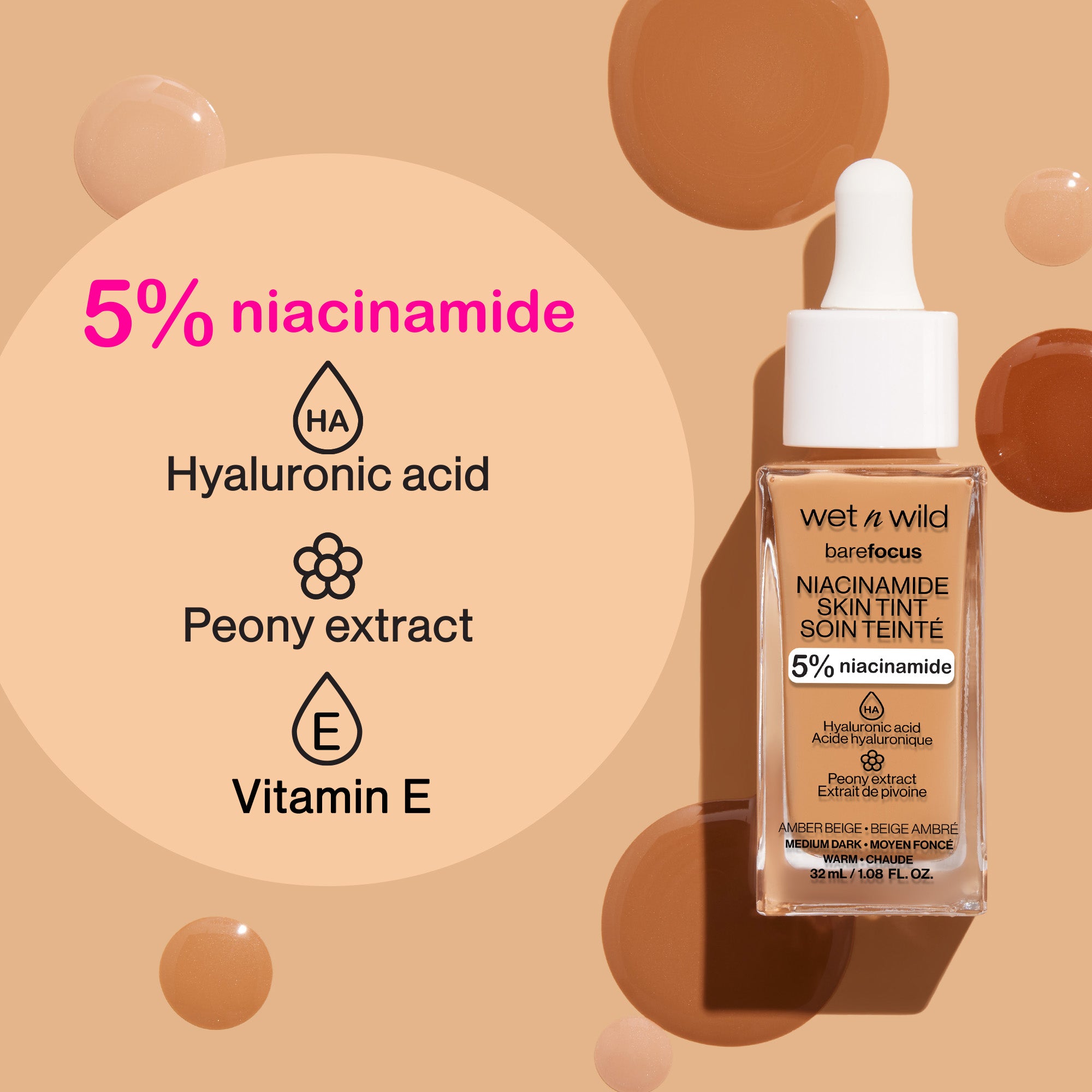 Bare Focus Niacinamide Skin Tint | Light Medium - Image 4